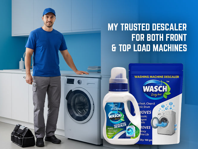Washing Machine Descaler for both Front Load & Top Load Machines